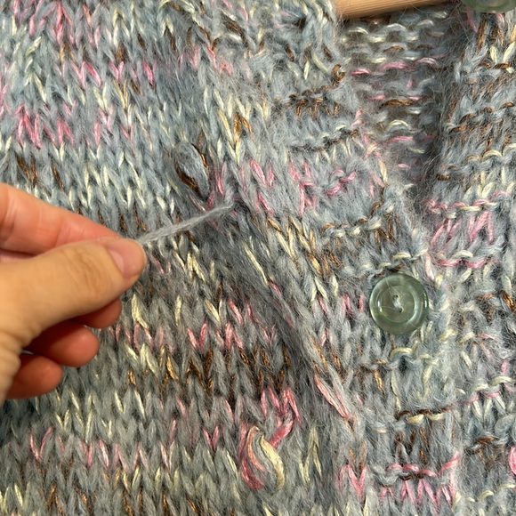 Vintage 1960 Wool and Mohair Cardigan - Picture 9 of 11